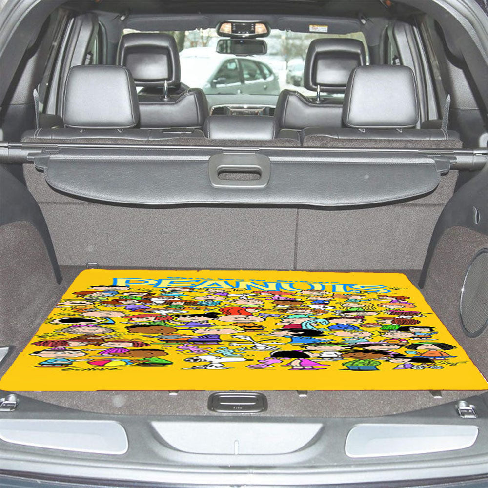 Peanuts Character Car Trunk Mat Non Slip