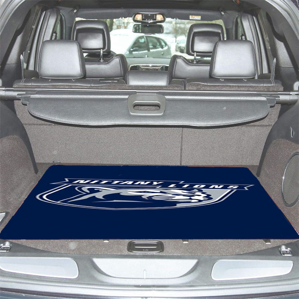 Penn State Nittany Lions Blue Car Trunk Mat Non Slip