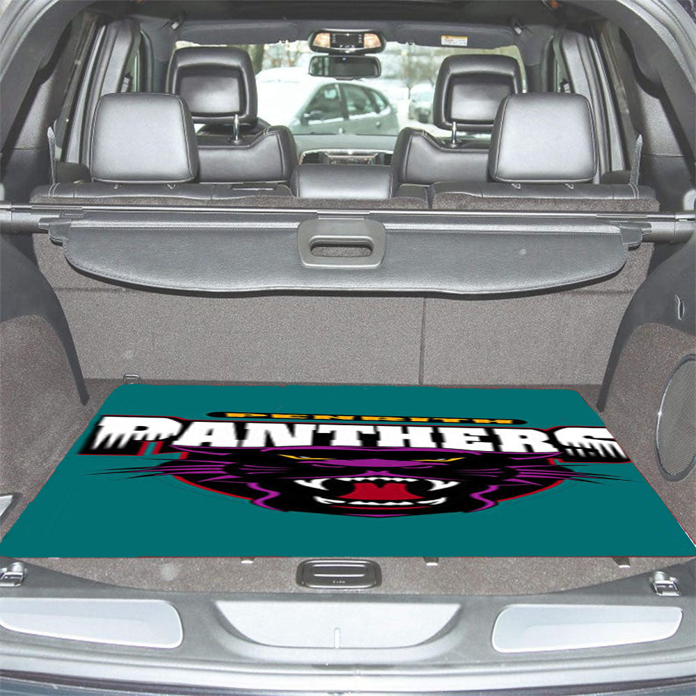 Penrith Panthers Galaxy Car Trunk Mat Non Slip