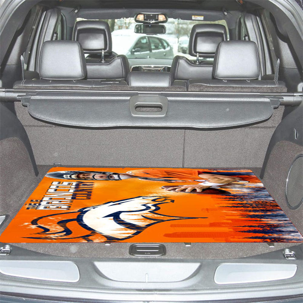 Peyton Manning Broncos Car Trunk Mat Non Slip