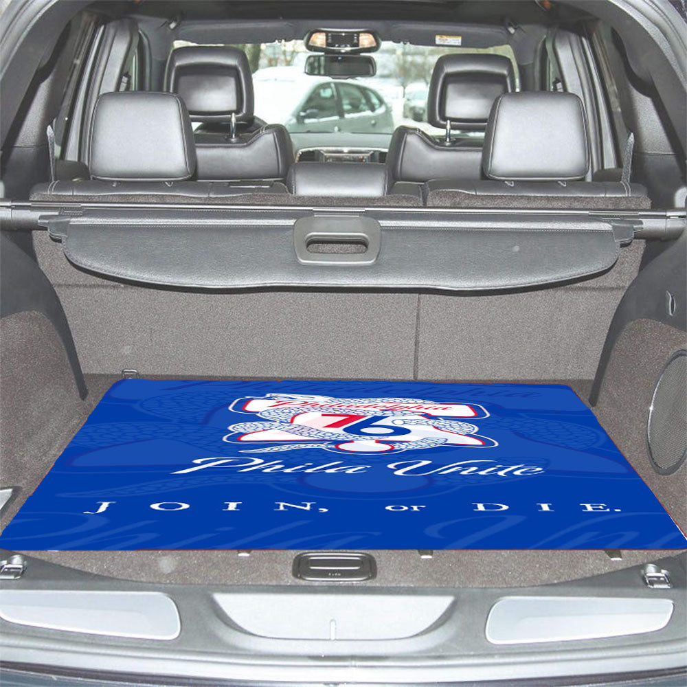 Philadelphia 76Ers Snake Logo Phila United Car Trunk Mat Non Slip