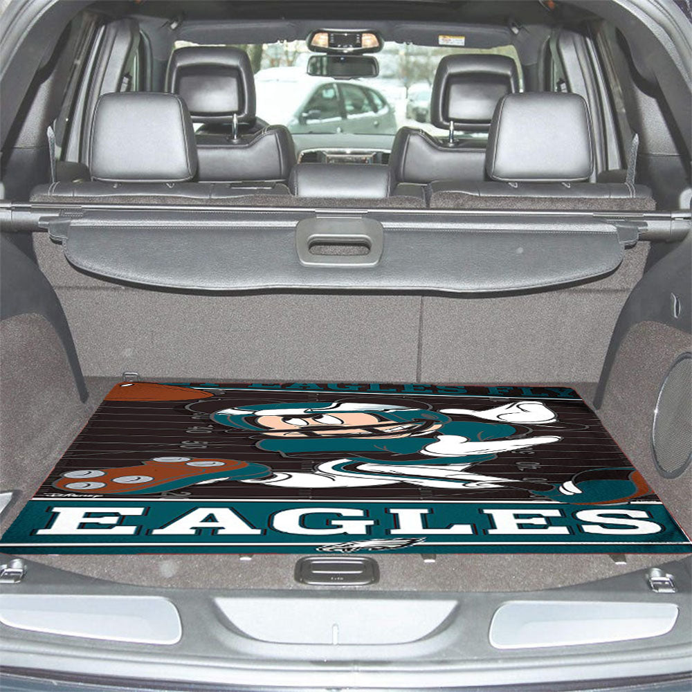 Philadelphia Eagles Disney Mickey Mouse Car Trunk Mat Non Slip
