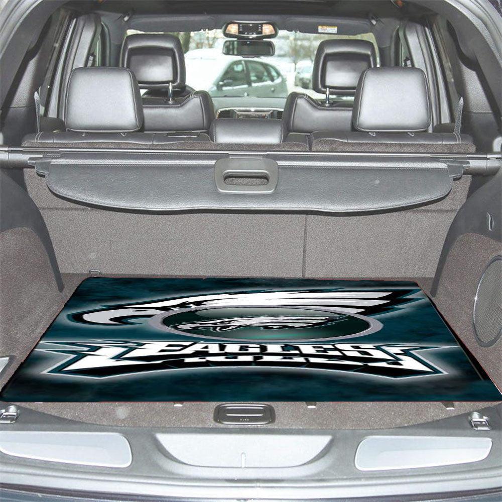 Philadelphia Eagles Logo Nfl Car Trunk Mat Non Slip