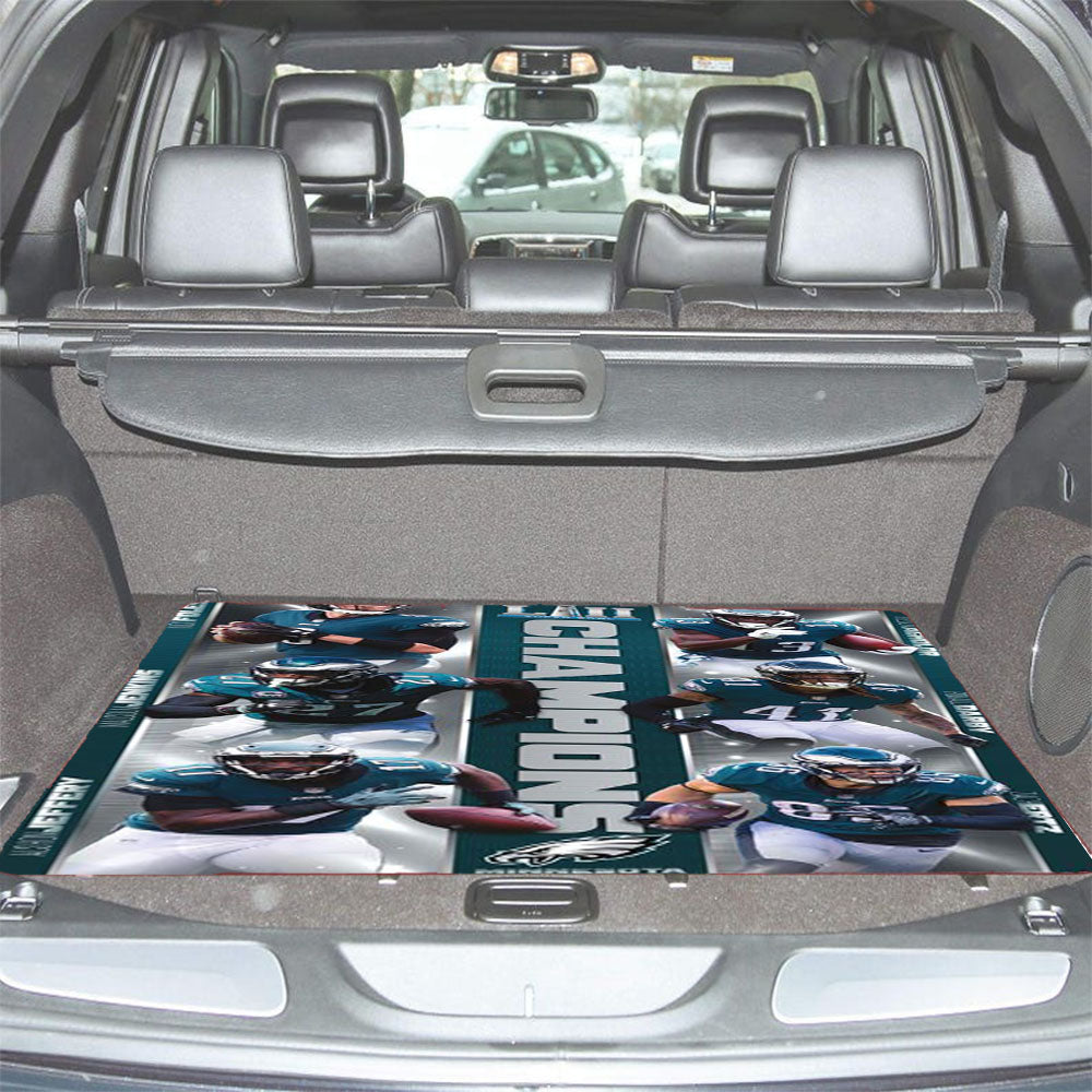 Philadelphia Eagles Super Bowl Car Trunk Mat Non Slip