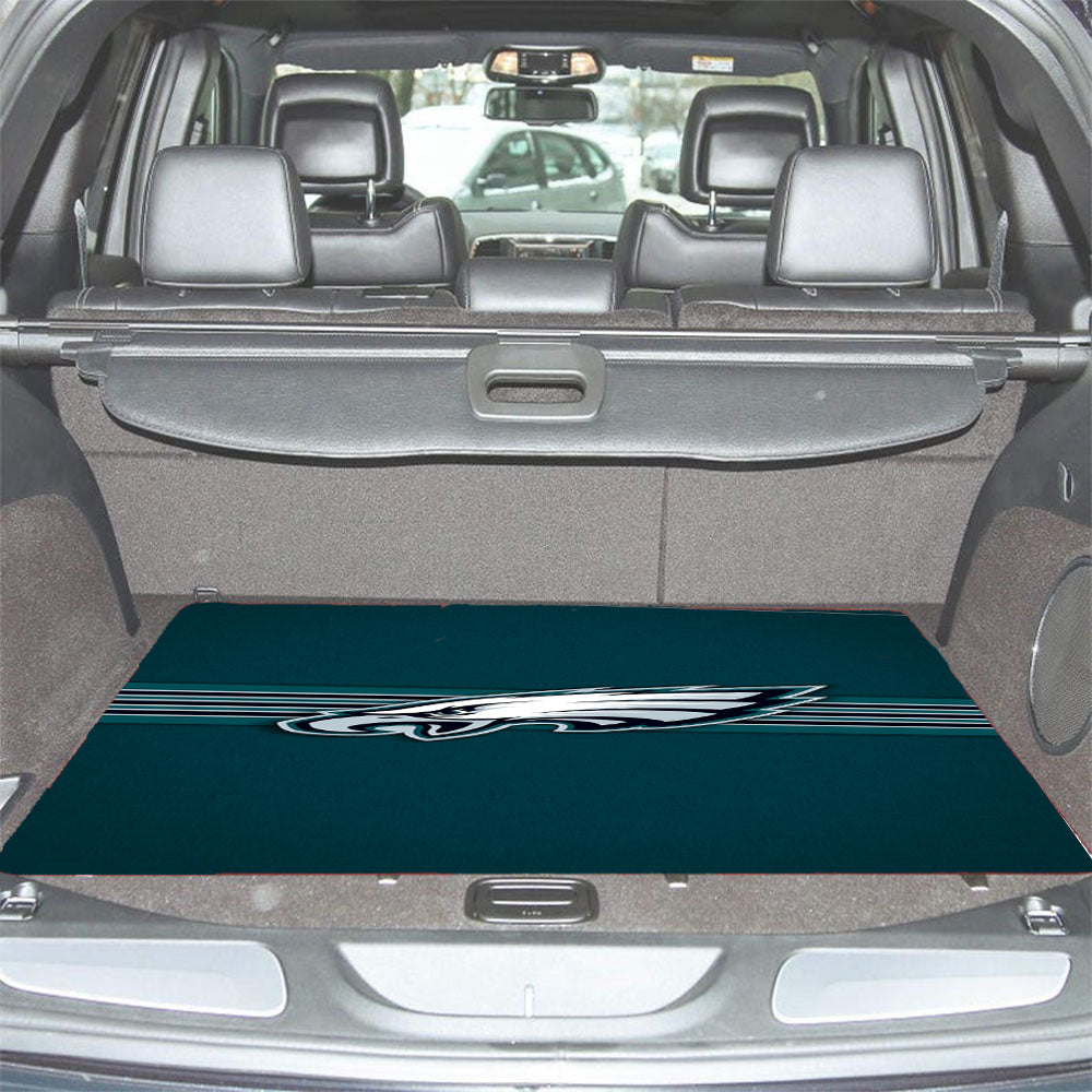 Philadelphia Eagles Vintage Stripe Car Trunk Mat Non Slip