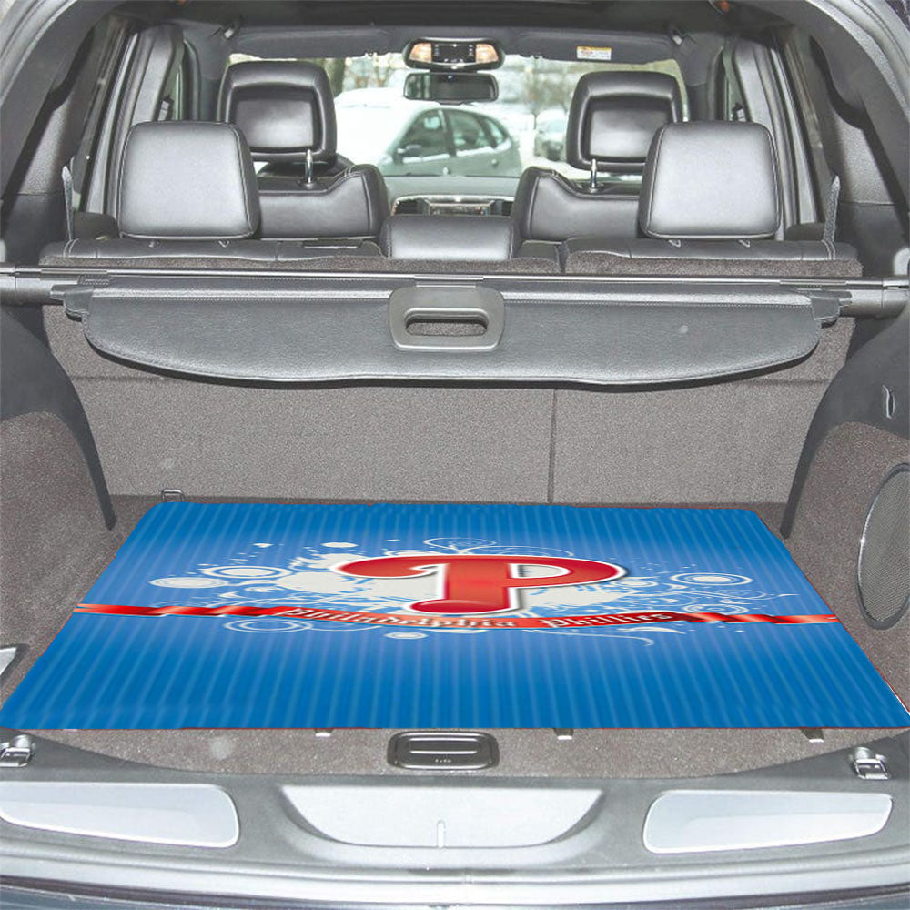 Philadelphia Phillies Blue Car Trunk Mat Non Slip