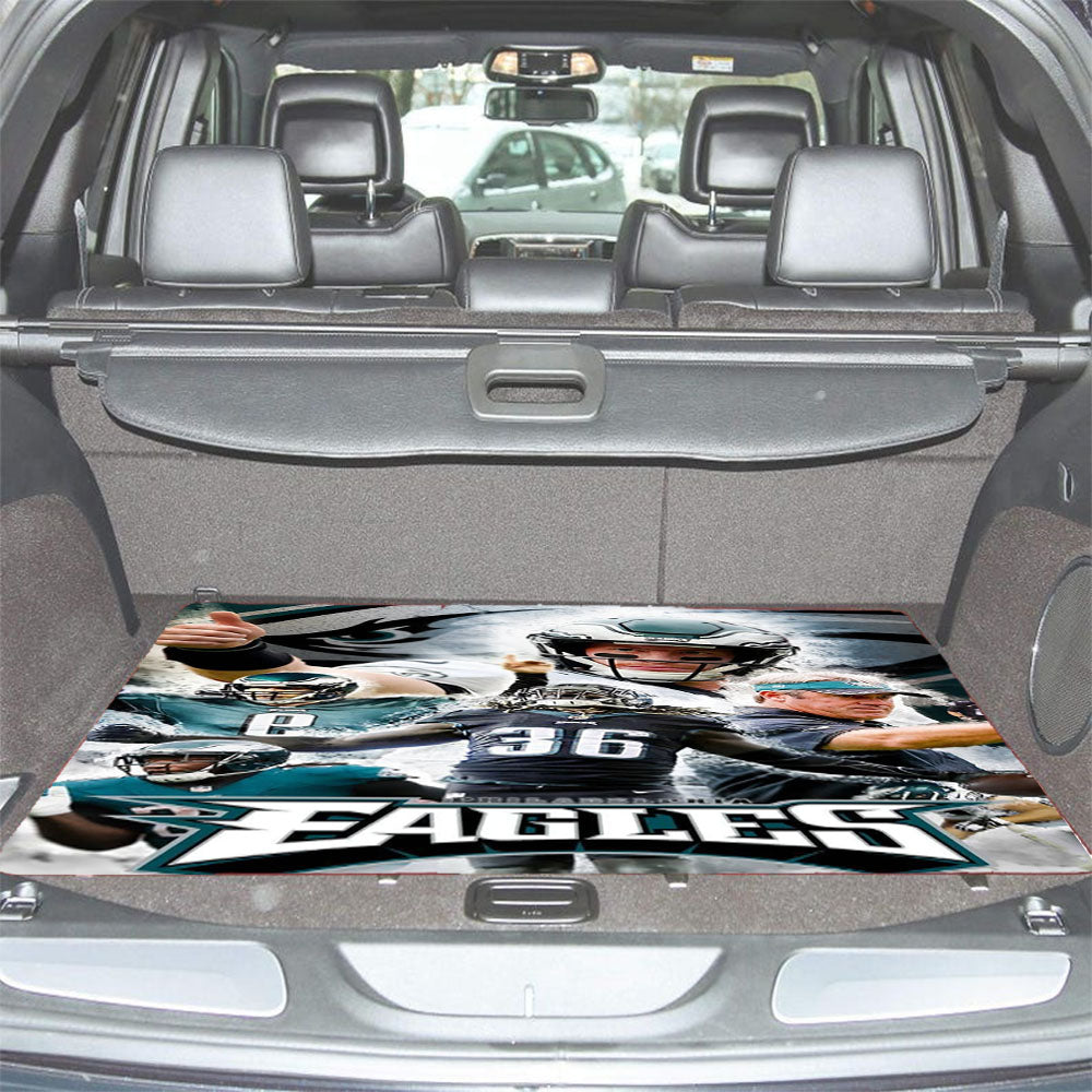 Philadelphia Super Bowl Eagles Car Trunk Mat Non Slip