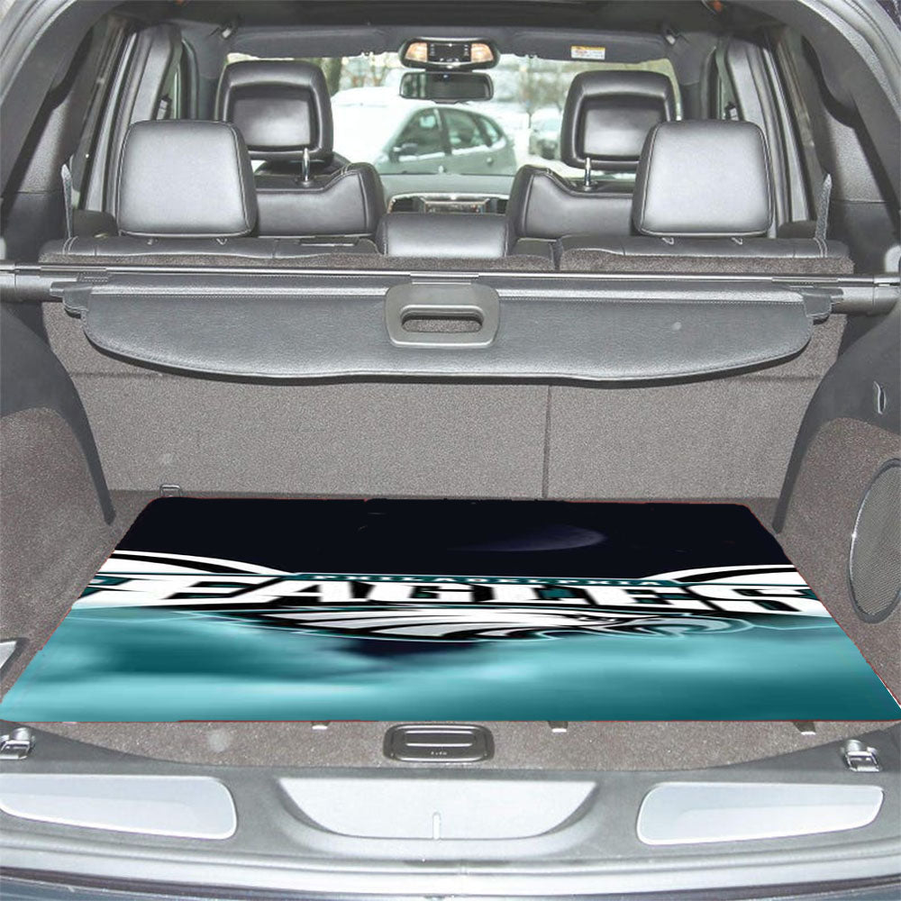 Philly Eagles Logo Clouds Car Trunk Mat Non Slip