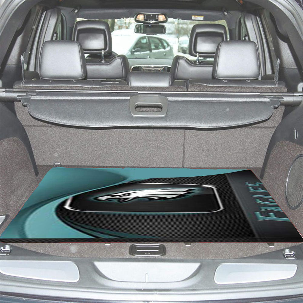 Philly Eagles Mesh Swirl Car Trunk Mat Non Slip