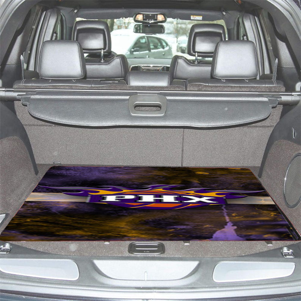 Phoenix Suns Design Car Trunk Mat Non Slip