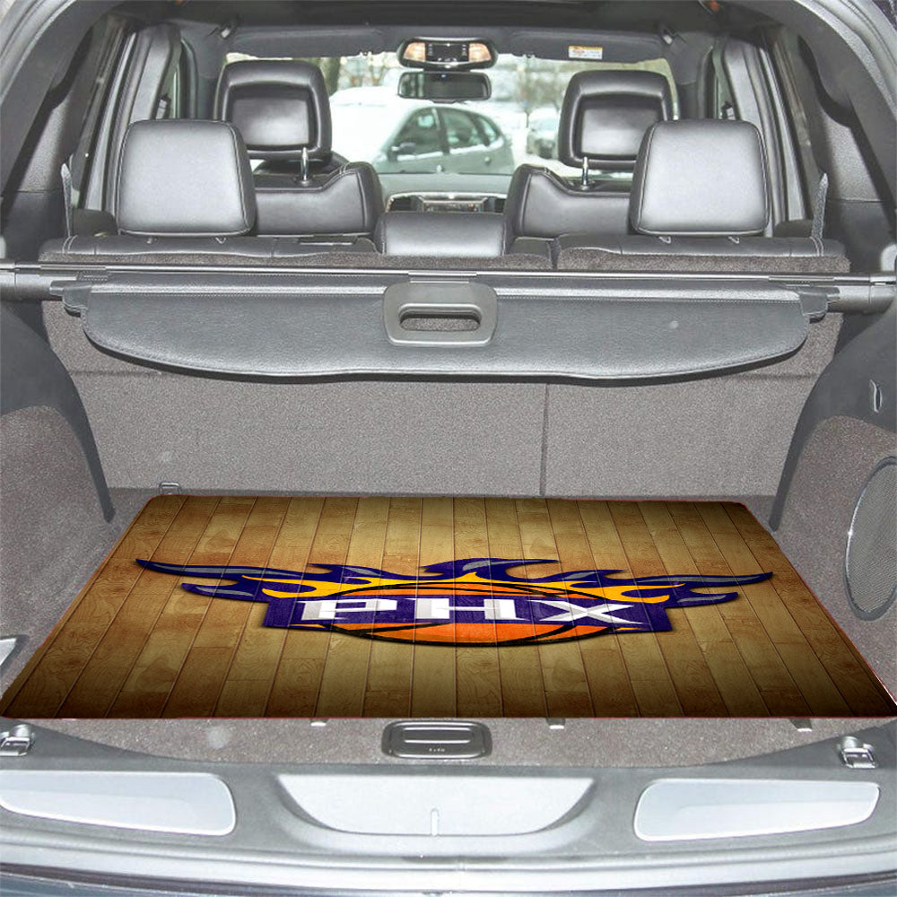 Phoenix Suns Hardwood Car Trunk Mat Non Slip
