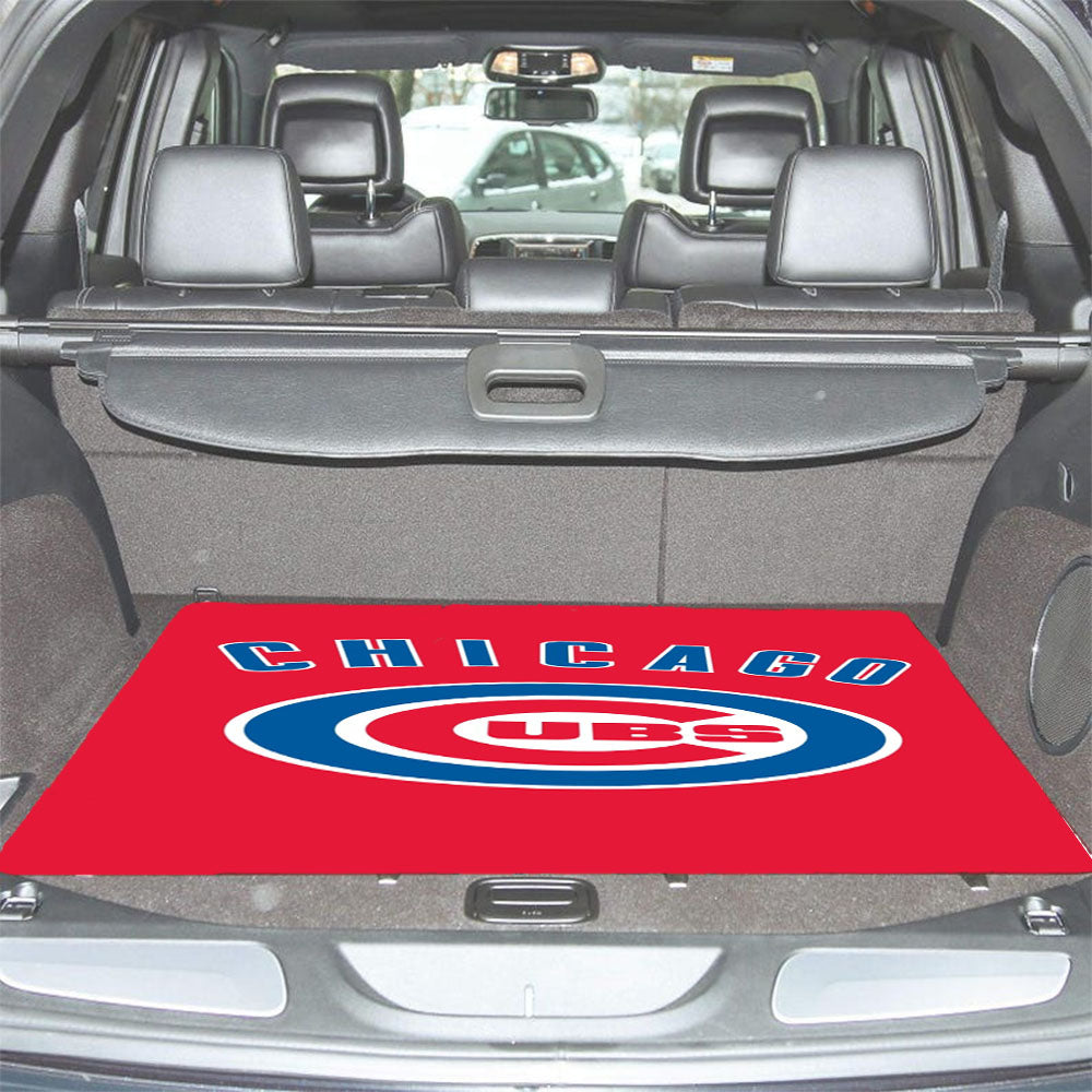 Photos Hd Chicago Cubs Car Trunk Mat Non Slip