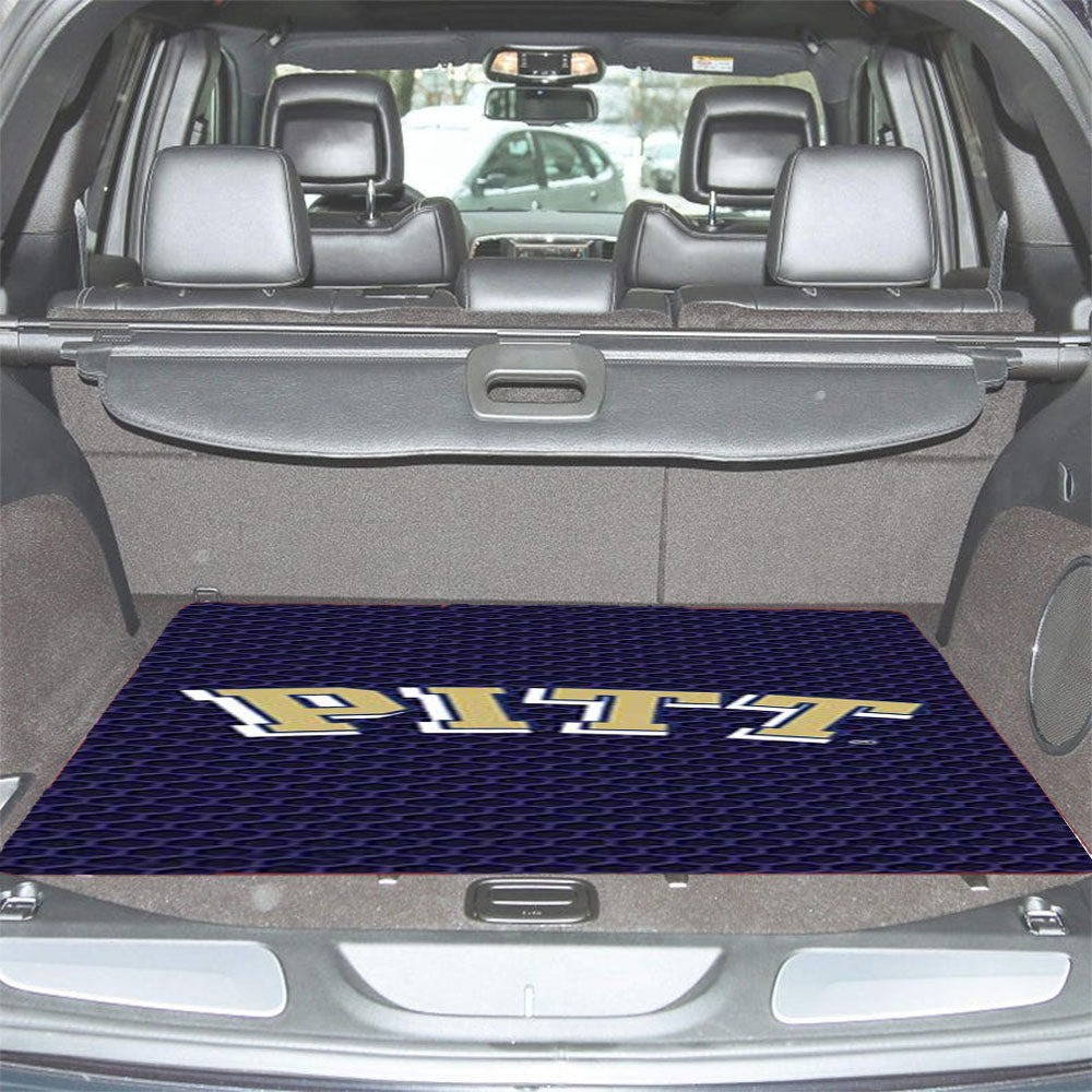 Pitt Panthers Honeycomb Car Trunk Mat Non Slip