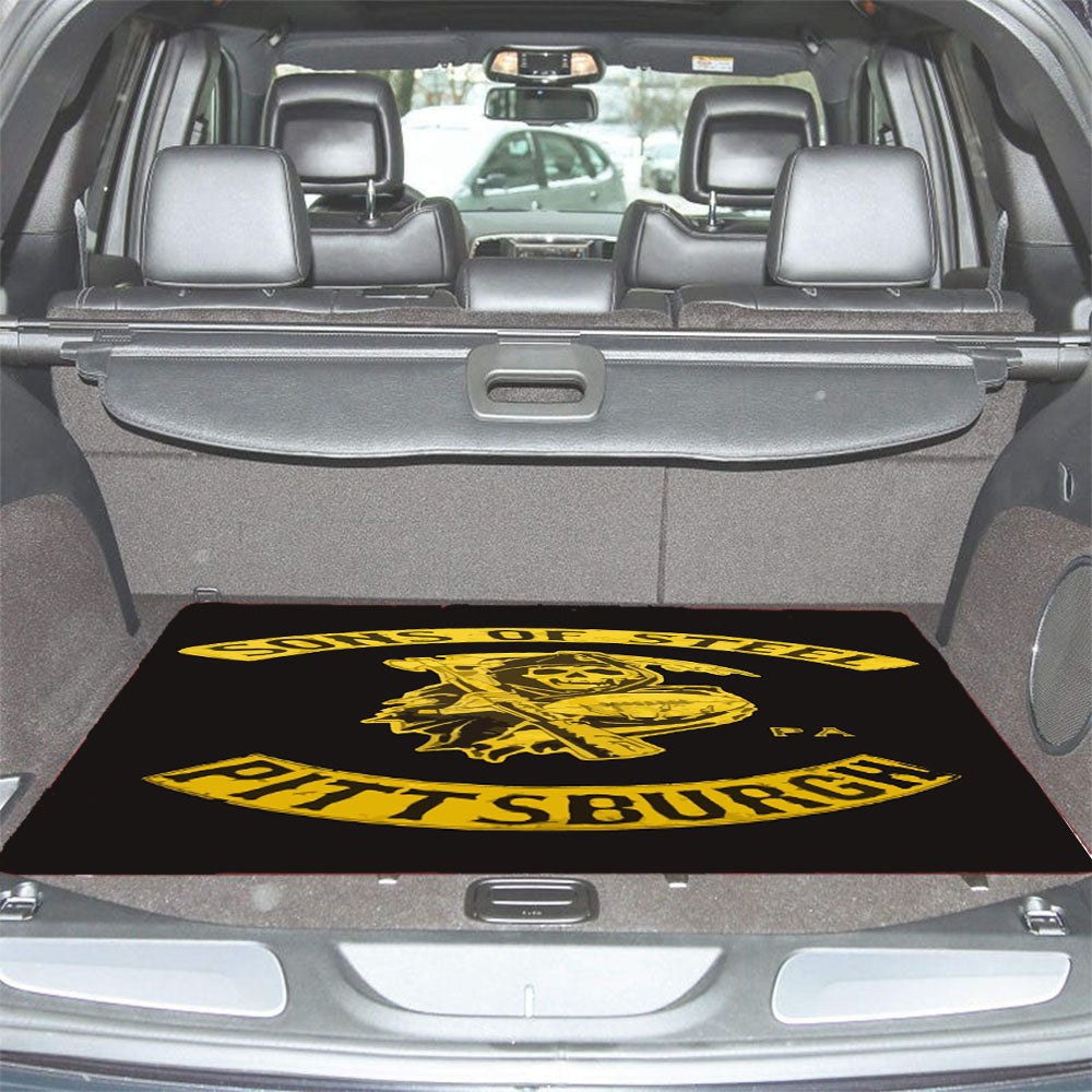 Pittsburgh Sons Of Steel Car Trunk Mat Non Slip