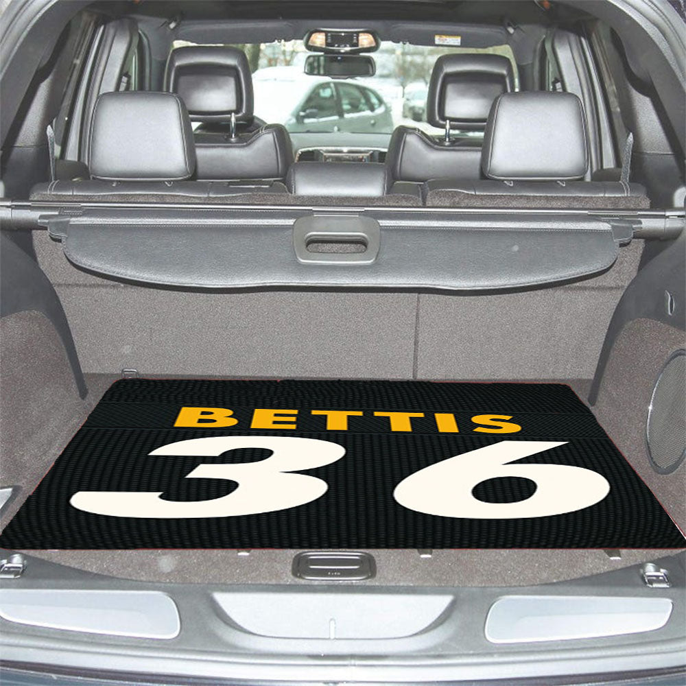 Pittsburgh Steelers Bettis 6 Car Trunk Mat Non Slip