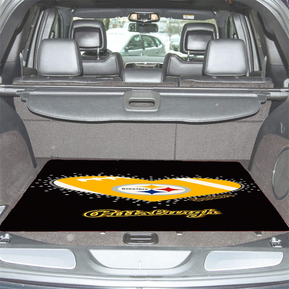 Pittsburgh Steelers Hearth Car Trunk Mat Non Slip