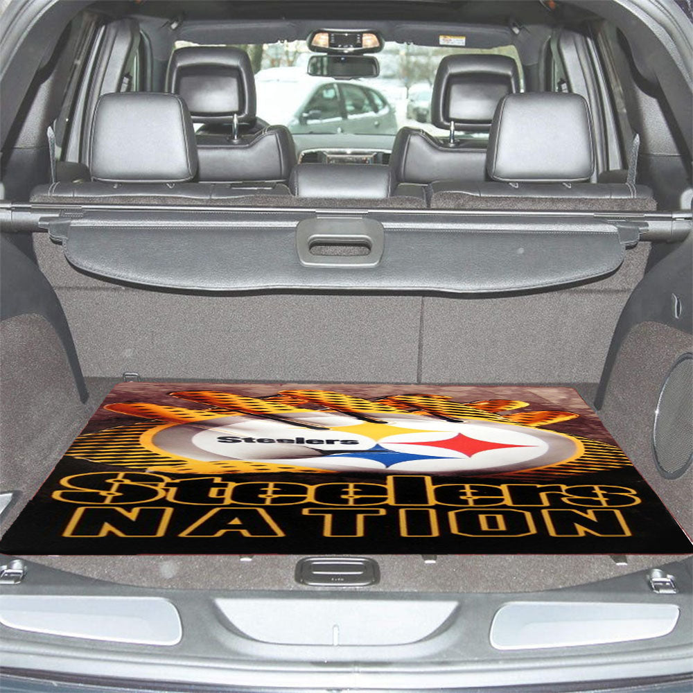 Pittsburgh Steelers Nfl Car Trunk Mat Non Slip