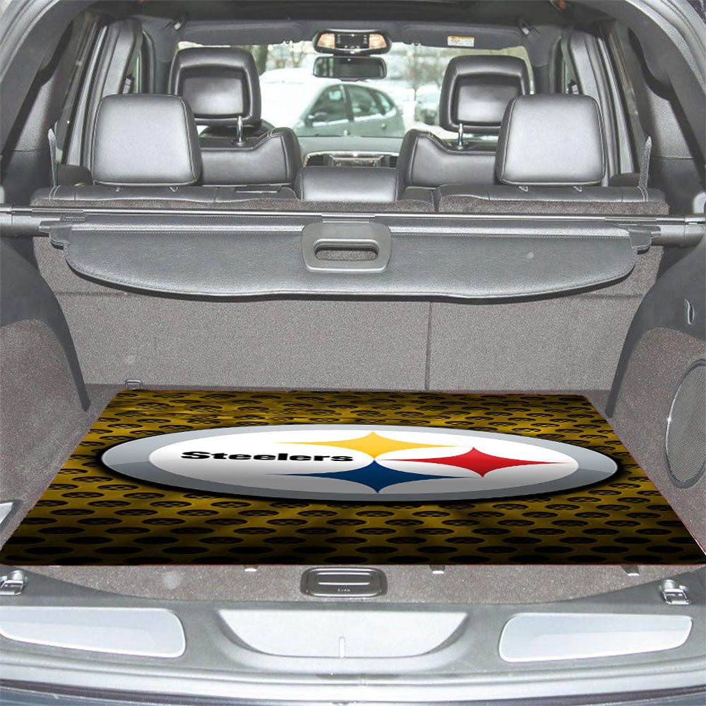 Pittsburgh Steelers Nfl Logo Car Trunk Mat Non Slip