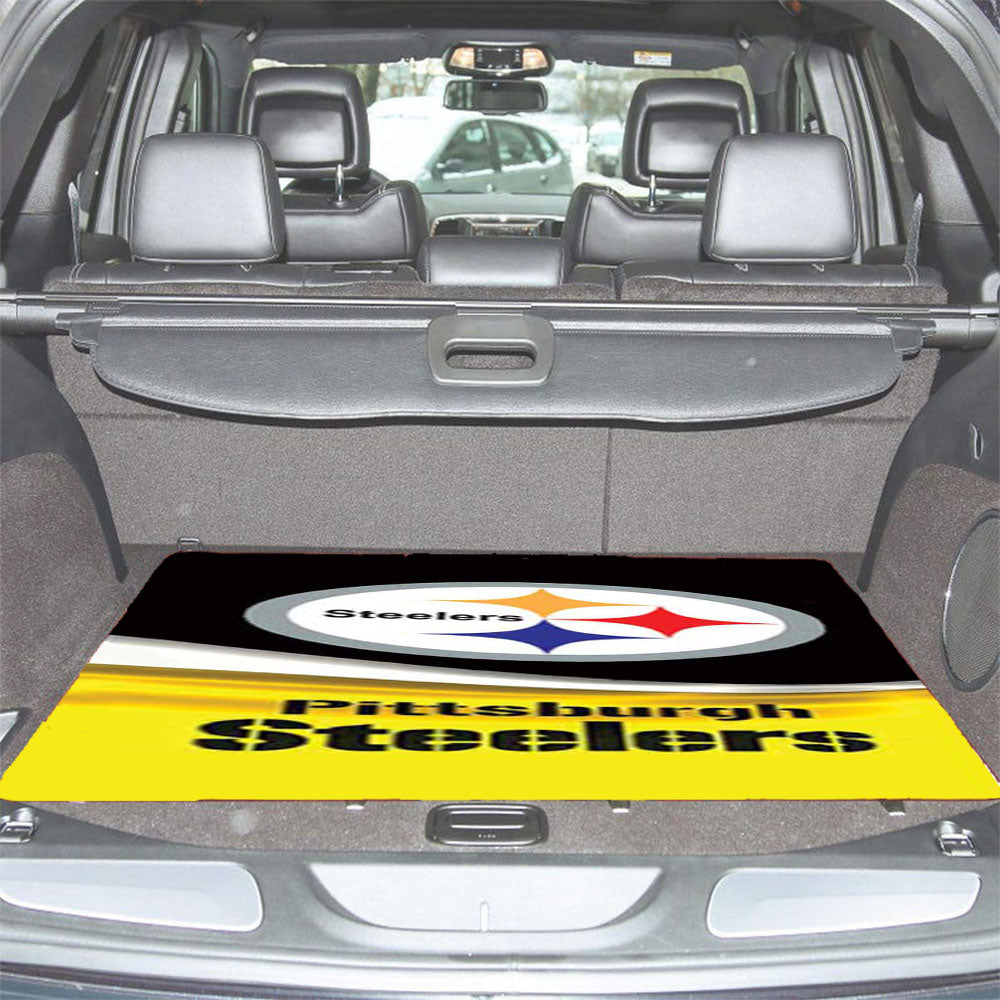 Pittsburgh Steelers Ripple Tall Car Trunk Mat Non Slip