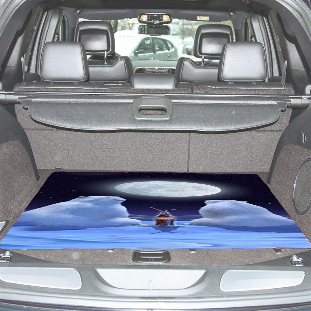 Polar Bears Coca Cola Car Trunk Mat Non Slip