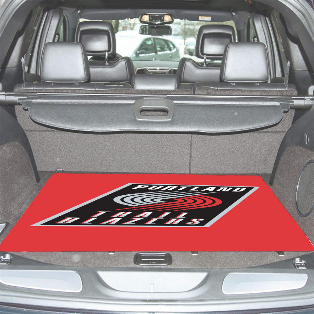 Portland Trail Blazers Car Trunk Mat Non Slip