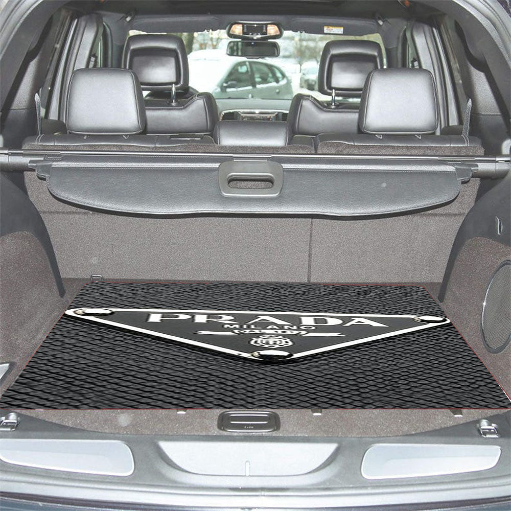 Prada Milano Leather Car Trunk Mat Non Slip