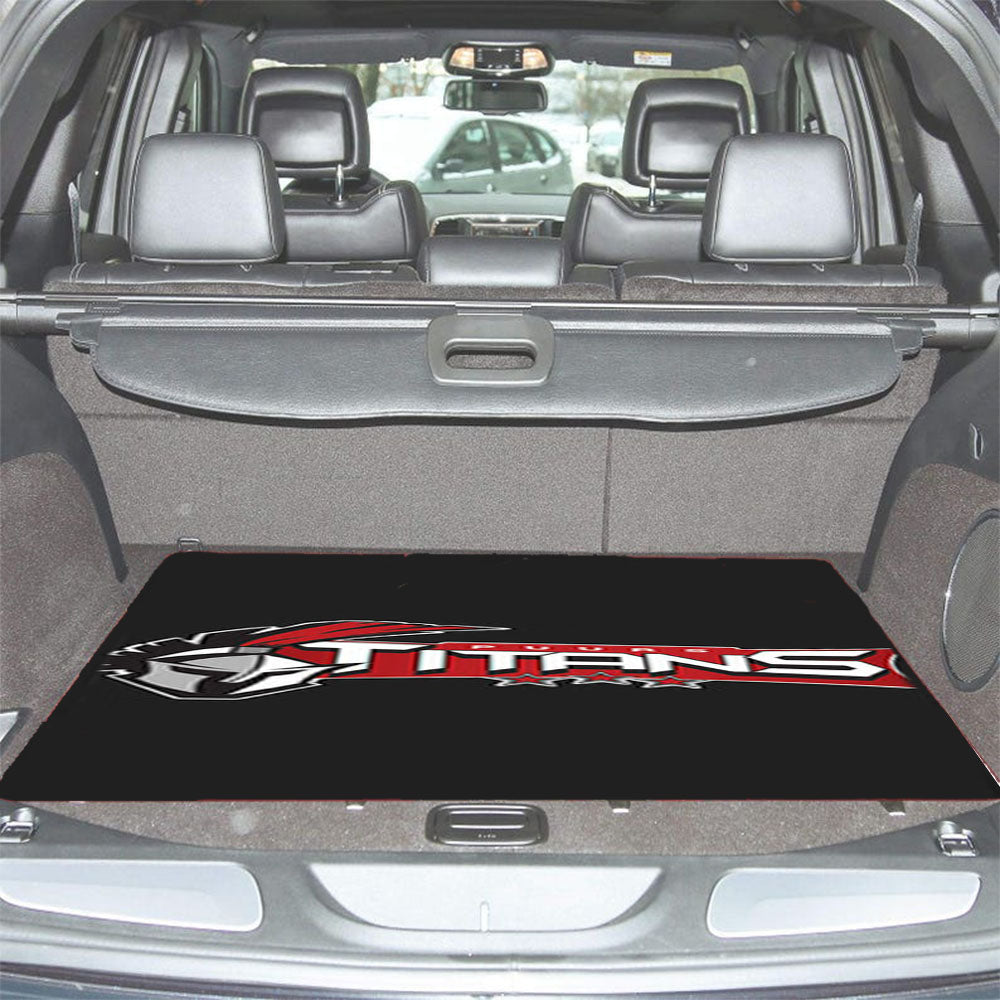 Puurs Titans Logo Grey Car Trunk Mat Non Slip