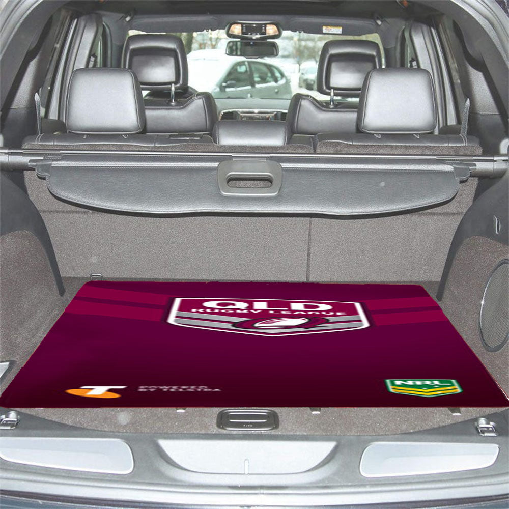 Qld Rugby League Car Trunk Mat Non Slip