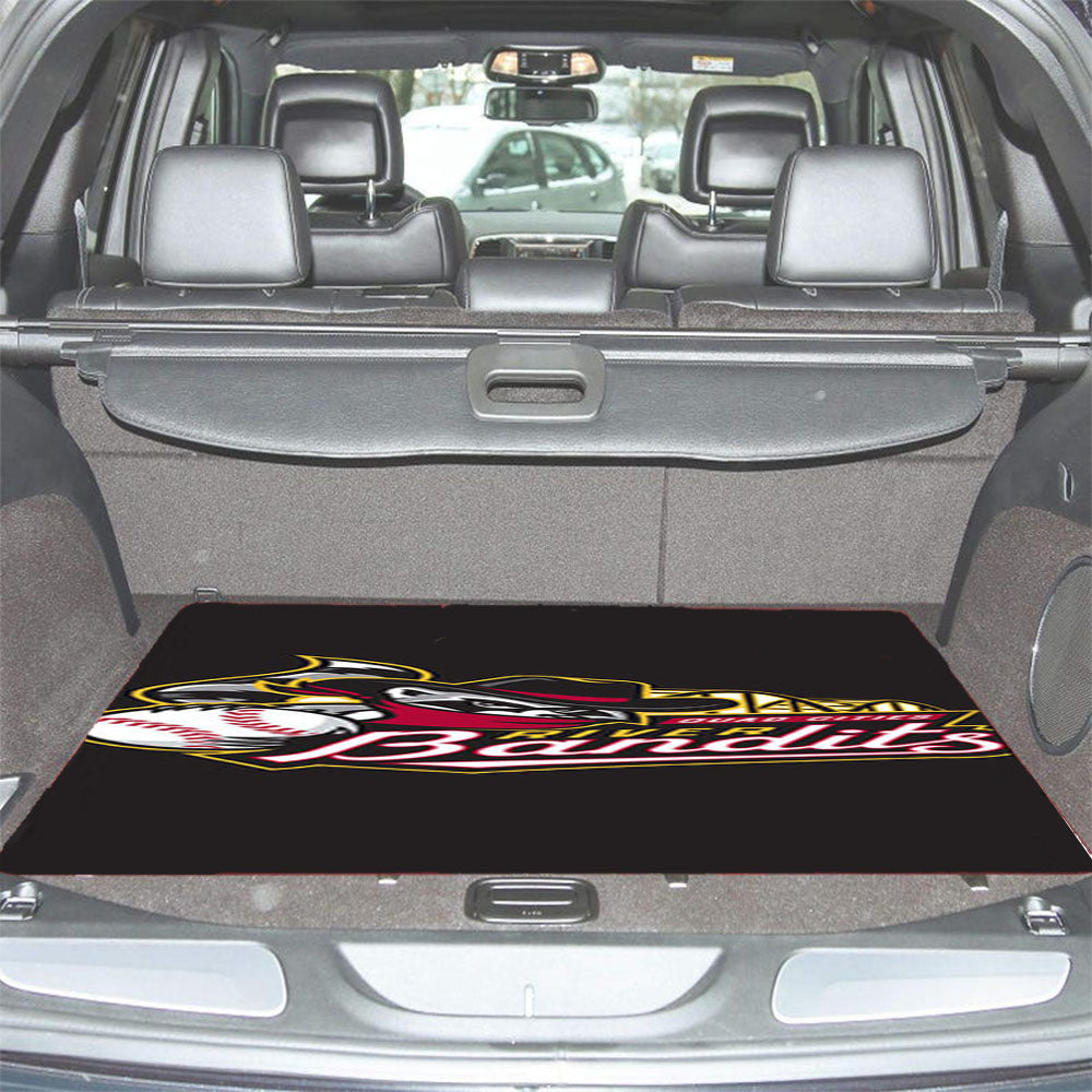 Quad Cities River Bandits Logo Black Car Trunk Mat Non Slip