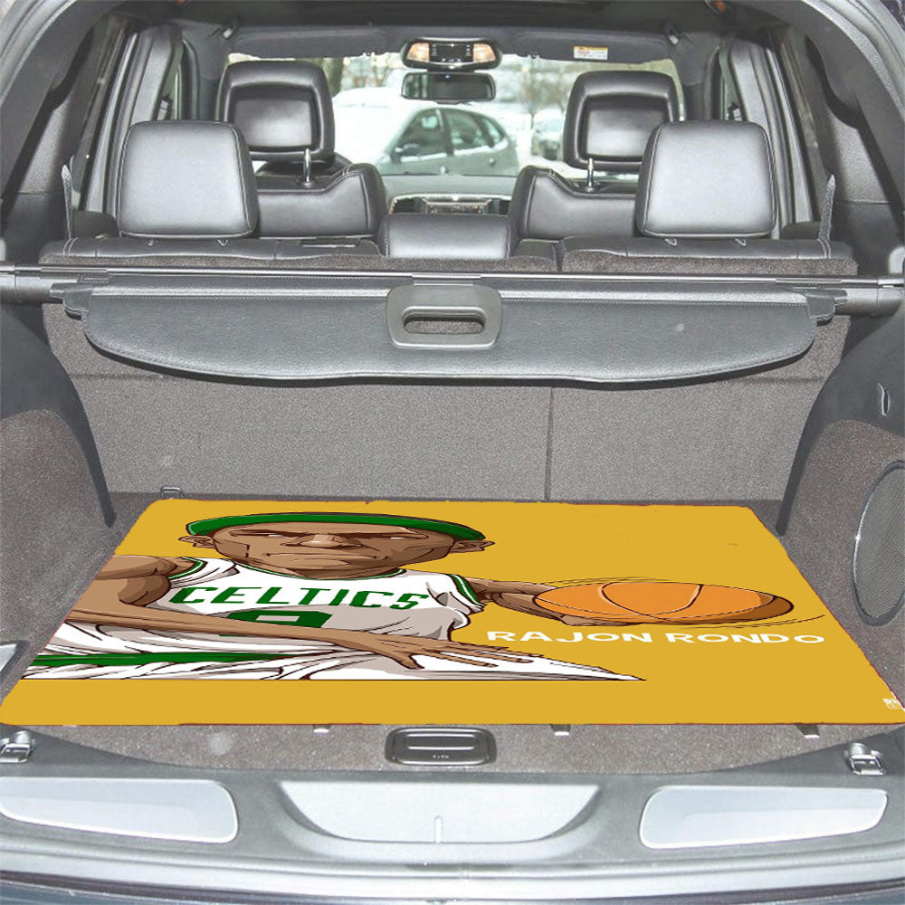 Rajon Rondo Yellow Car Trunk Mat Non Slip