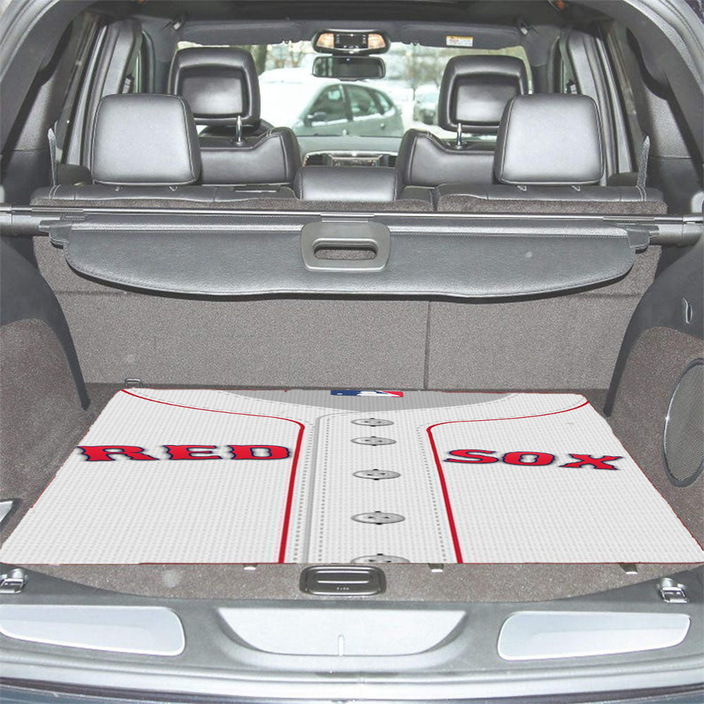 Red Sox Baseball Uniform Car Trunk Mat Non Slip