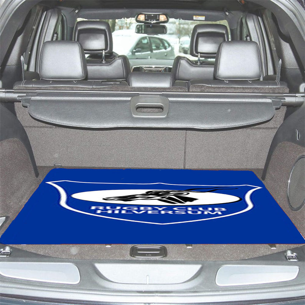 Rugby Club Hilversum Logo Blue Car Trunk Mat Non Slip