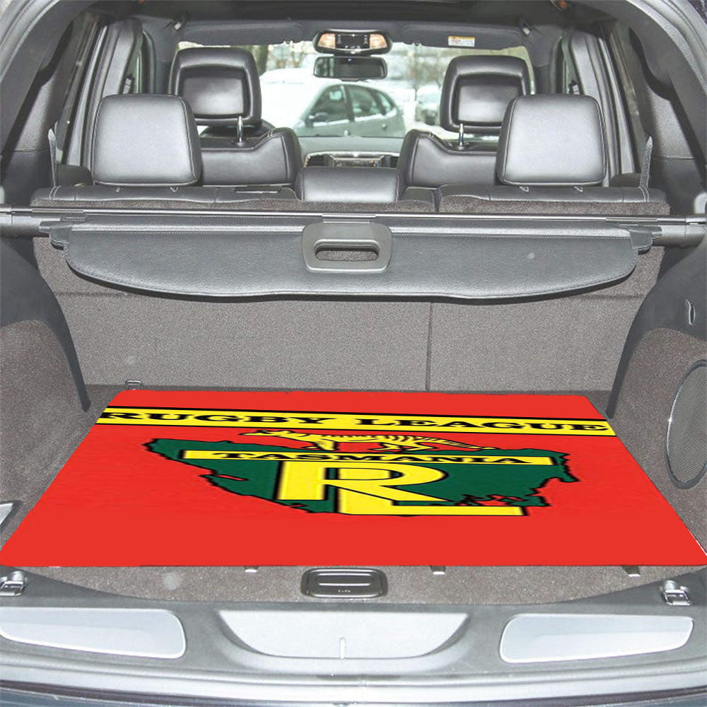 Rugby League Tasmania Red Car Trunk Mat Non Slip