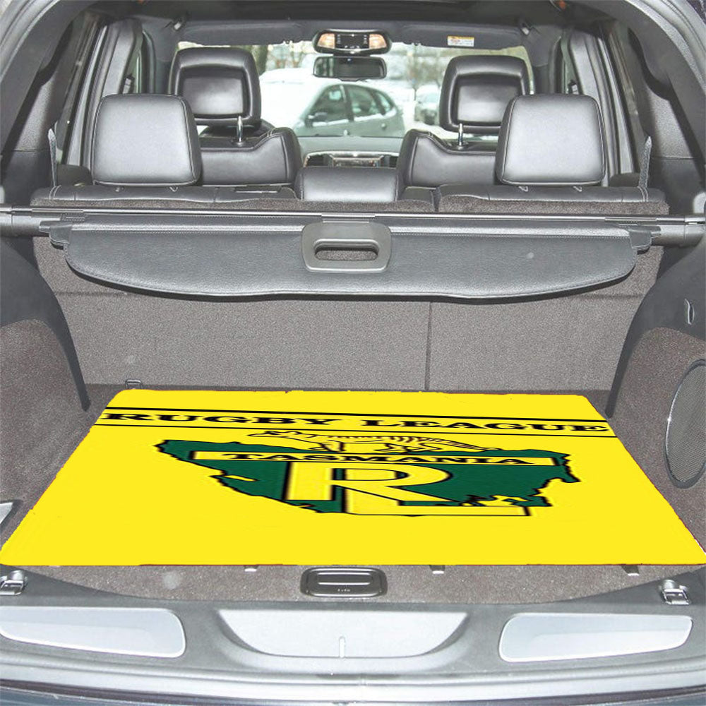 Rugby League Tasmania Yellow Car Trunk Mat Non Slip