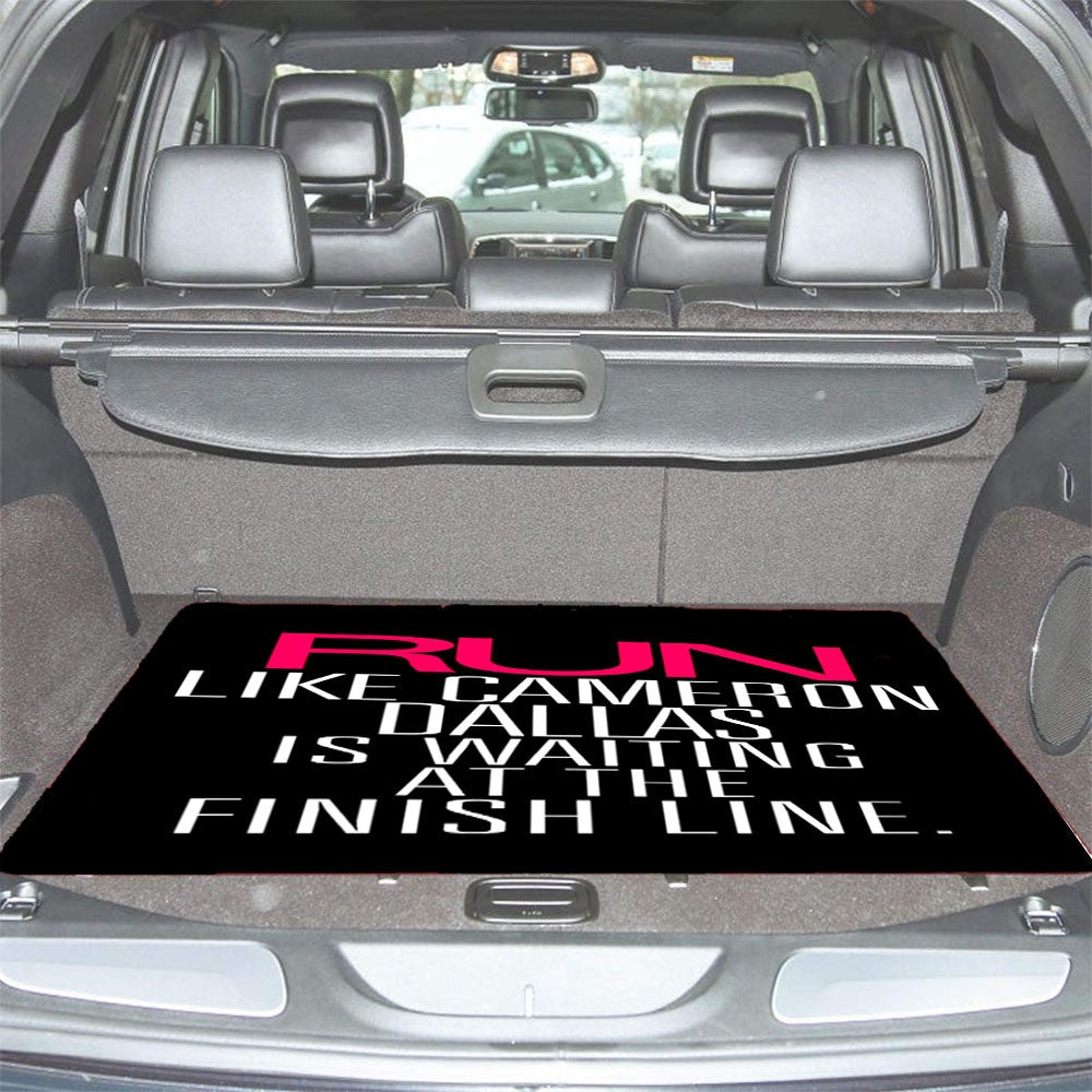 Run Like Cameron Dallas Car Trunk Mat Non Slip