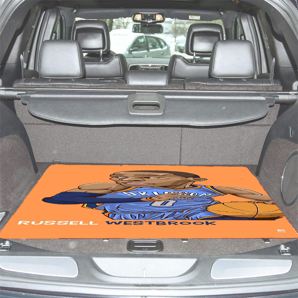 Russell Westbook Car Trunk Mat Non Slip