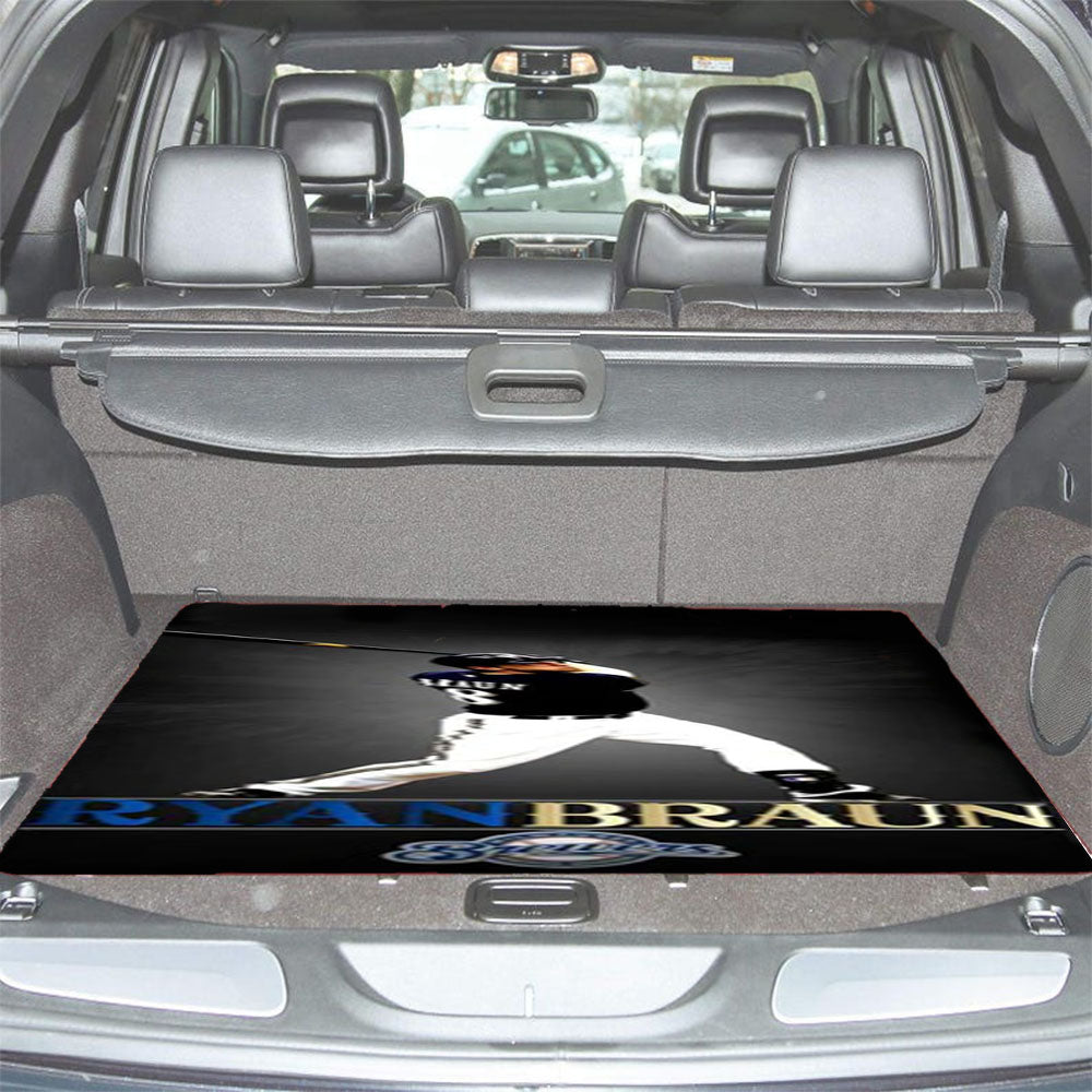 Ryan Braun Milwaukee Brwers Car Trunk Mat Non Slip