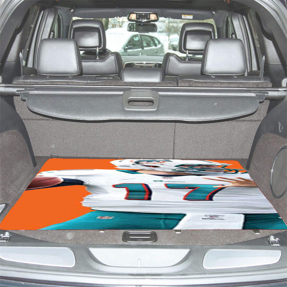 Ryan Tannehill Orange Car Trunk Mat Non Slip