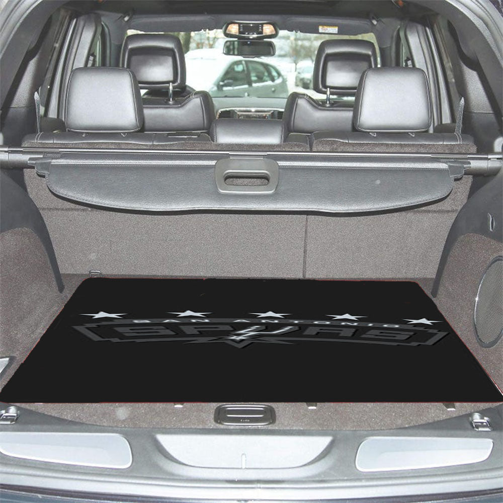 San Antonio Spurs Black Car Trunk Mat Non Slip