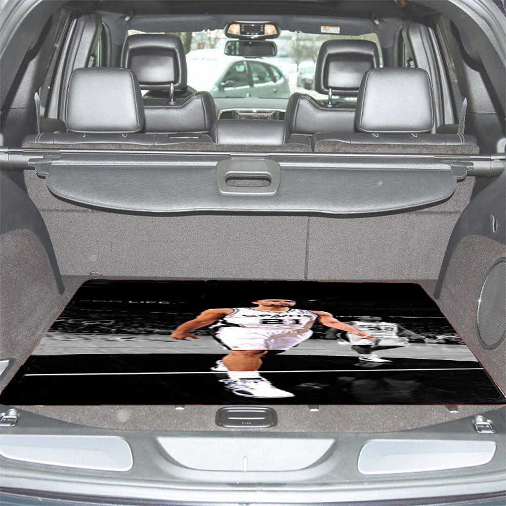 San Antonio Spurs Duncan Car Trunk Mat Non Slip