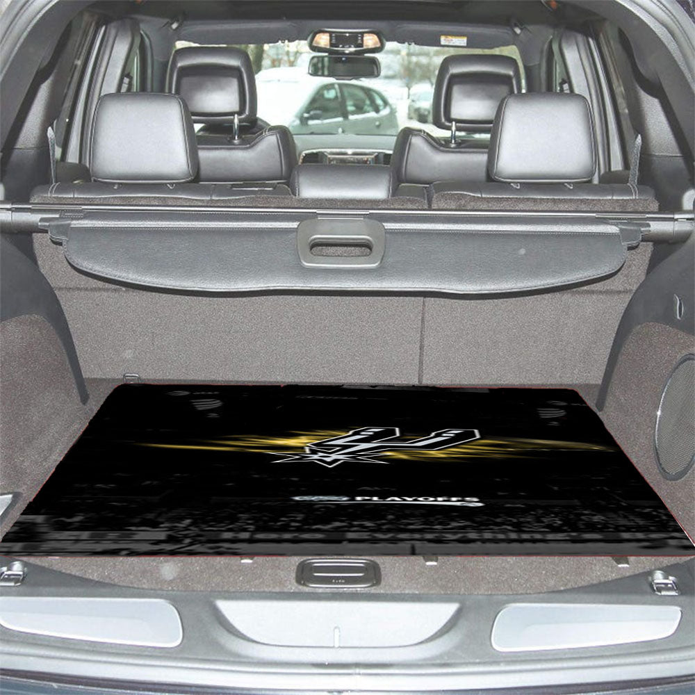 San Antonio Spurs Field Car Trunk Mat Non Slip