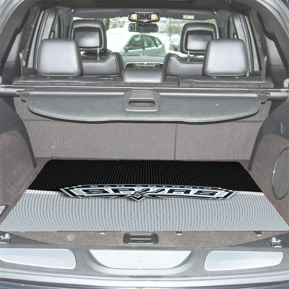 San Antonio Spurs Logo Jersey Car Trunk Mat Non Slip