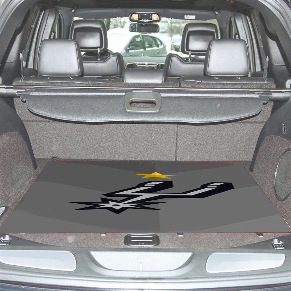 San Antonio Spurs Stars Car Trunk Mat Non Slip
