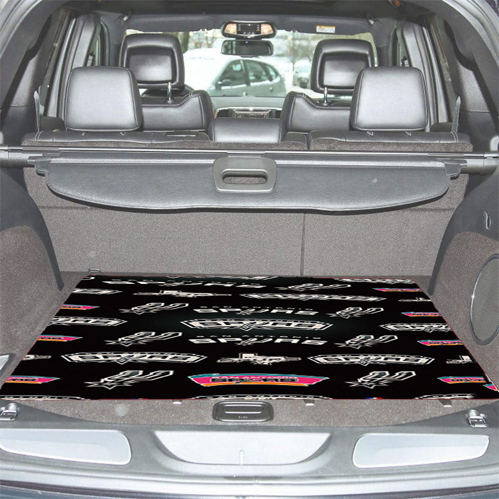 San Antonio Spurs Symbols 5 Car Trunk Mat Non Slip