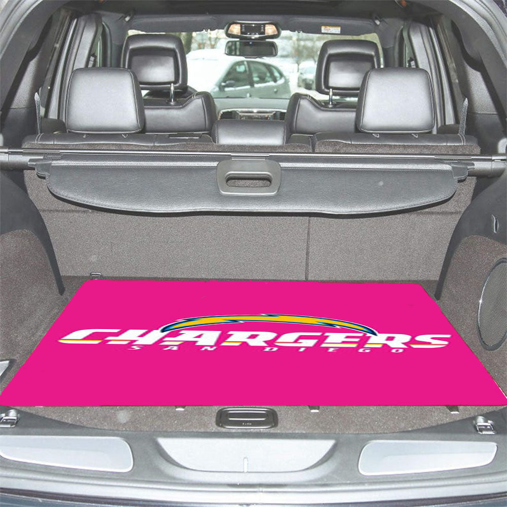 San Diego Chargers Pink Car Trunk Mat Non Slip