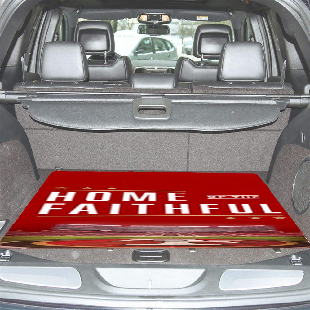San Francisco 49Ers 4 Car Trunk Mat Non Slip