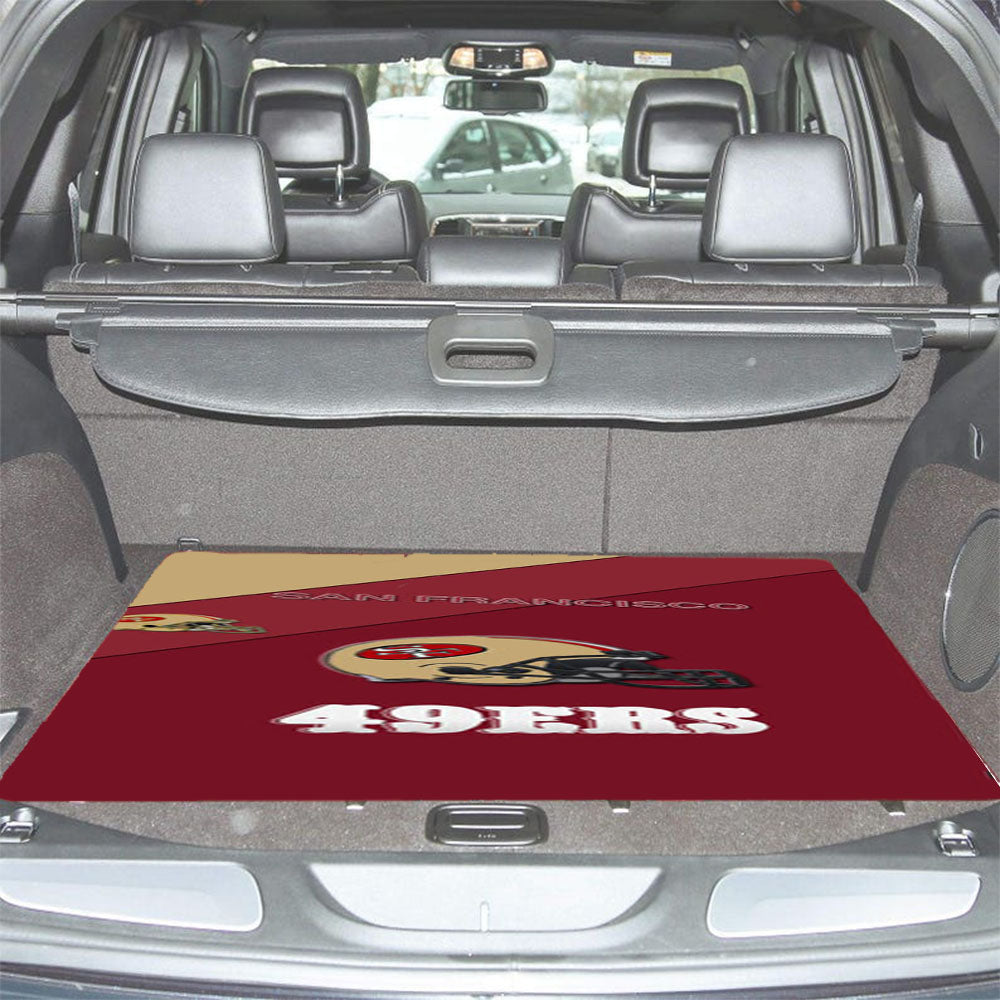 San Francisco 49Ers Logo Helm Car Trunk Mat Non Slip