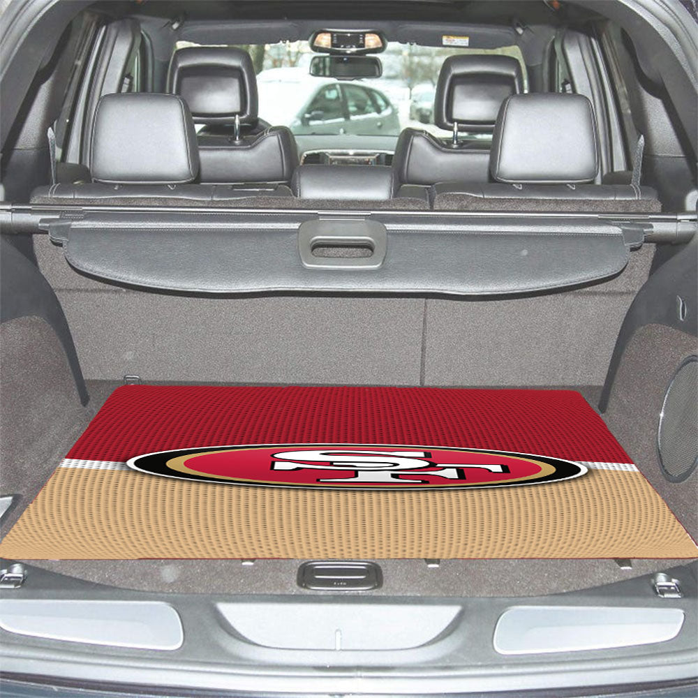 San Francisco 49Ers Logo Jersey Car Trunk Mat Non Slip