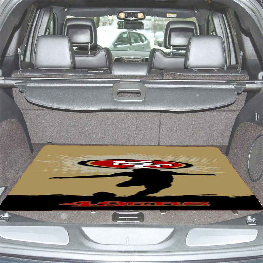 San Francisco 49Ers Nfl Logo Car Trunk Mat Non Slip