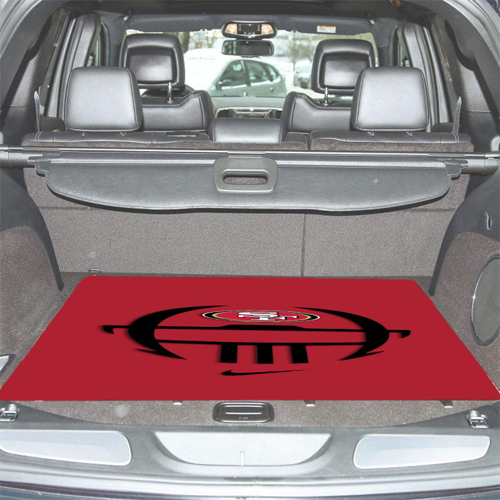 San Francisco 49Ers Nike Helmet Logo Car Trunk Mat Non Slip